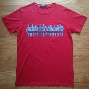 Red Graphic Short Sleeve Tee - Unknown Brand